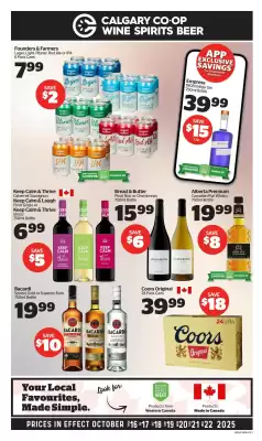 Calgary Co-op flyer (valid until 21-10)