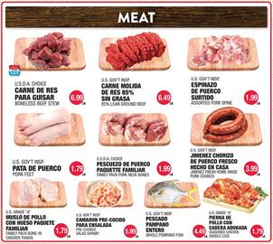 Carnicerias Jimenez weekly ad week 42 Page 1