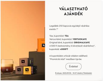 Nespresso akciós újság Oldal 1