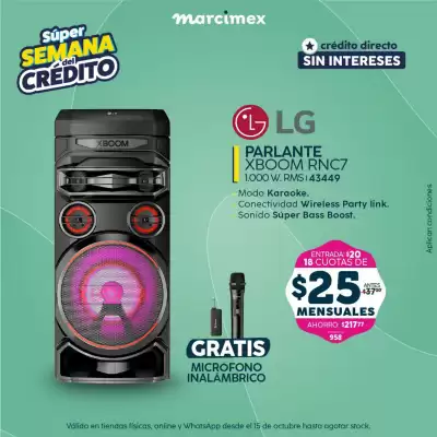 Catálogo Marcimex (válido hasta 31-10)