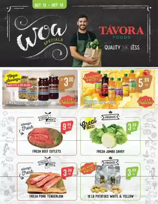 Tavora Foods flyer (valid until 26-10)