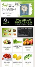 Pete's Fine Foods flyer week 42 Page 1