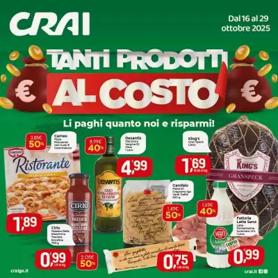 Volantino Crai (valido fino al 29-10)