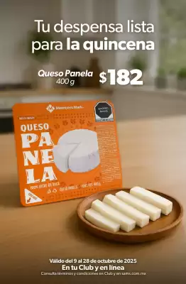 Catálogo Sam's Club (válido hasta 28-10)
