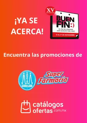 Buen Fin Farmacias Guadalajara (válido hasta 13-11)
