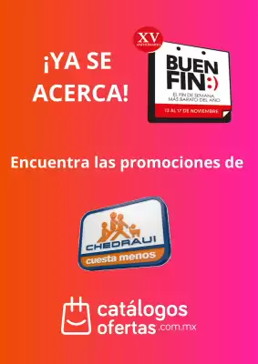 Buen Fin Folleto Chedraui (válido hasta 13-11)