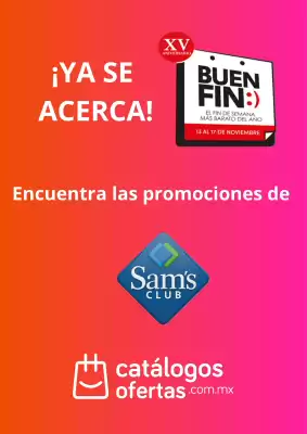 Buen Fin Sam's Club (válido hasta 13-11)