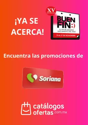 Buen Fin Soriana Híper (válido hasta 13-11)