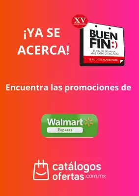 Buen Fin Walmart Express (válido hasta 13-11)