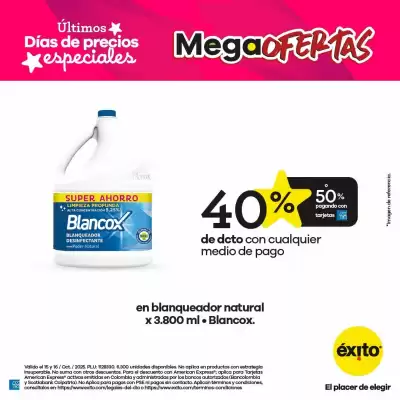 Catálogo Éxito (válido hasta 16-10)