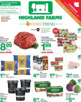 Highland Farms flyer (valid until 29-10)