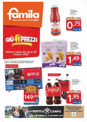 Volantino Famila Market (valido fino al 29-10)