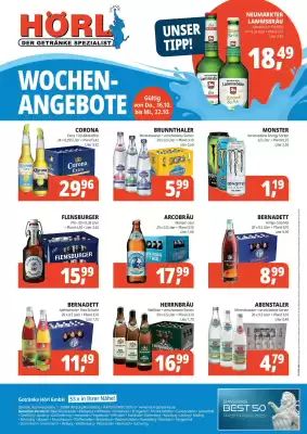 Hörl Getränke Prospekt (gültig bis 22-10)