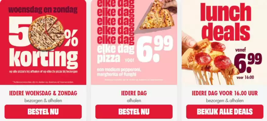Domino´s pizza folder (geldig t/m 29-10)