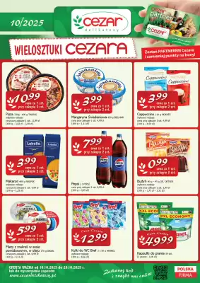 Cezar Delikatesy gazetka (ważność do 29-10)