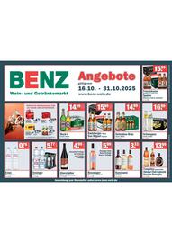 Benz Getränke Prospekt Seite 1