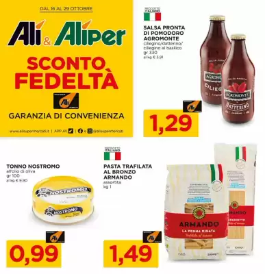 Volantino Alì Supermercati (valido fino al 29-10)