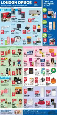 London Drugs flyer (valid until 23-10)