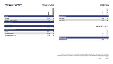 Ford leaflet Page 22