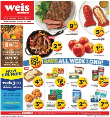 Weis Markets weekly ad