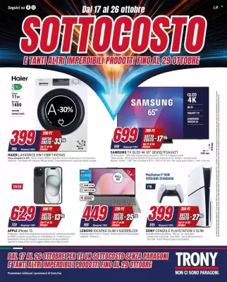 Volantino Trony (valido fino al 29-10)
