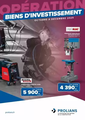 Catalogue Prolians (valable jusqu'au 31-12)