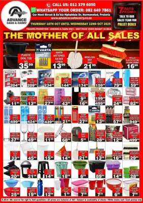 Advance Cash n Carry catalogue (valid until 22-10)