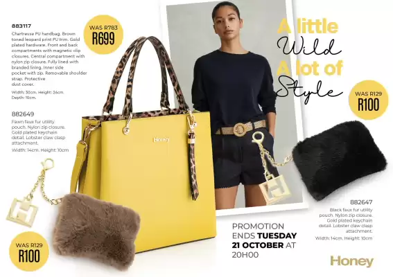 Honey Fashion Accessories catalogue (valid until 22-10)