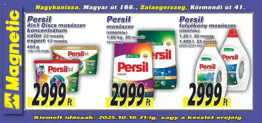 Magnetic akciós újság (érvényes eddig: 31-10)