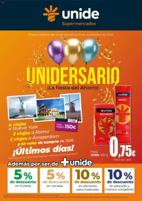 Folleto Unide Supermercados (válido hasta el 5-11)