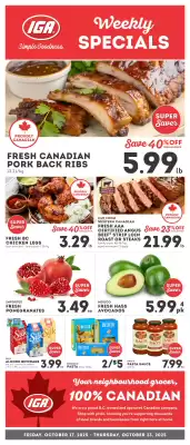 IGA flyer (valid until 22-10)