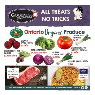 Goodness Me flyer (valid until 22-10)