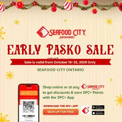 Seafood City Supermarket weekly ad (valid until 22-10)