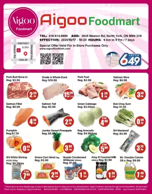 Aigoo Foodmart flyer (valid until 22-10)