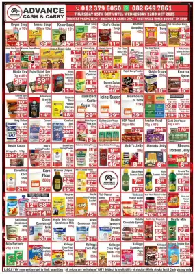 Advance Cash n Carry catalogue (valid until 22-10)