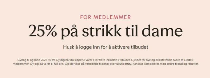 Lindex kundeavis Side 1