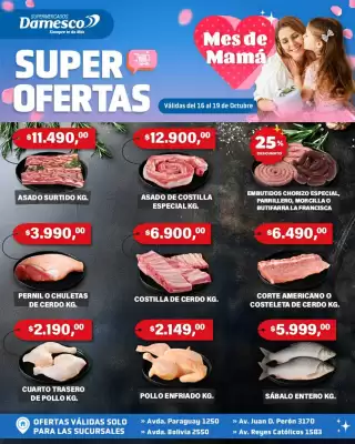 Catálogo Supermercados Damesco (válido hasta 19-10)