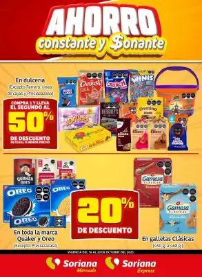 Folleto Soriana Express (válido hasta 20-10)