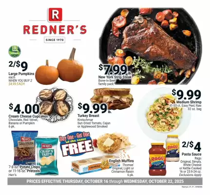 Redner's Warehouse weekly ad (valid until 22-10)