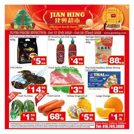 Jian Hing Supermarket flyer week 42 Page 1