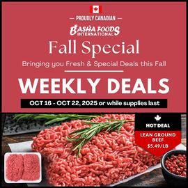 Basha Foods flyer week 42 Page 1