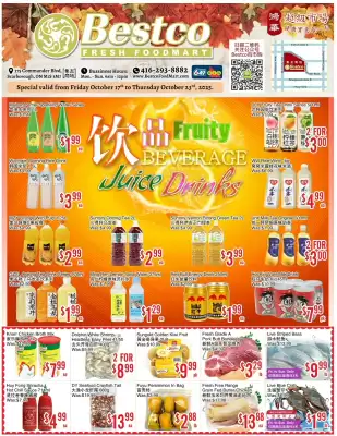 Bestco Food Mart flyer (valid until 22-10)