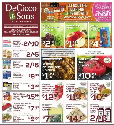 DeCicco & Sons weekly ad