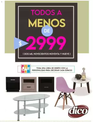 Catálogo Muebles Dico (válido hasta 1-01)