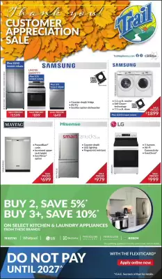 Trail Appliances flyer (valid until 22-10)