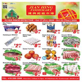 Jian Hing Supermarket flyer week 42 Page 1