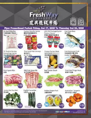 FreshWay Foodmart flyer (valid until 23-10)