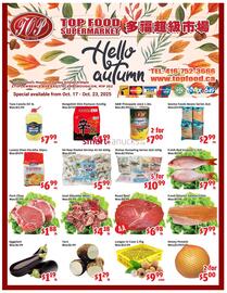 Top Food Supermarket flyer week 42 Page 1