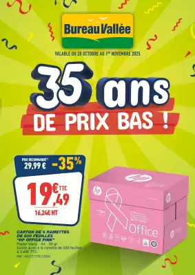 Catalogue Bureau Vallée (valable jusqu'au 1-11)