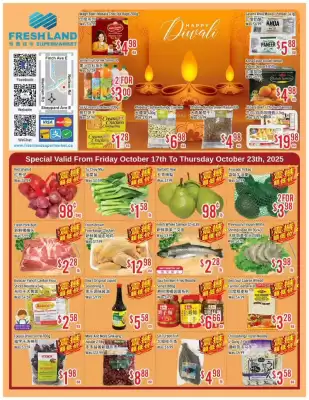 FreshLand Supermarket flyer (valid until 23-10)